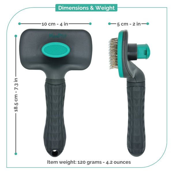 MonPtit Self-Cleaning Slicker Brush